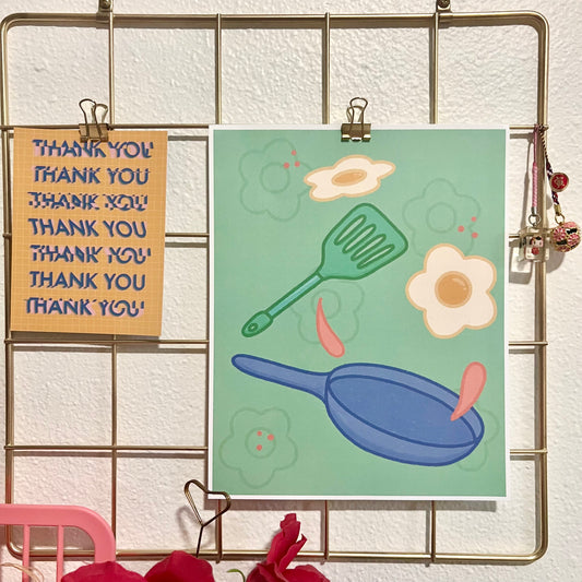 flippin' floweregg print