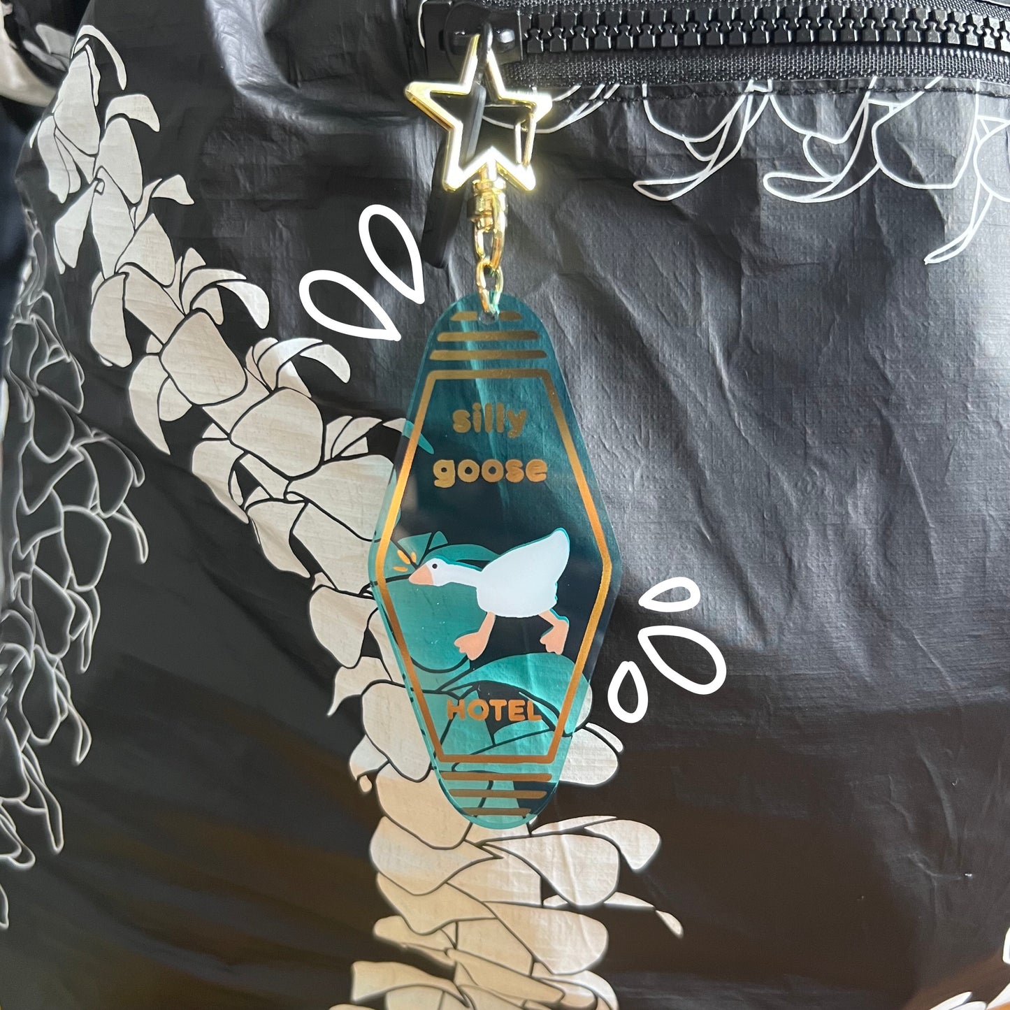 silly goose keychain