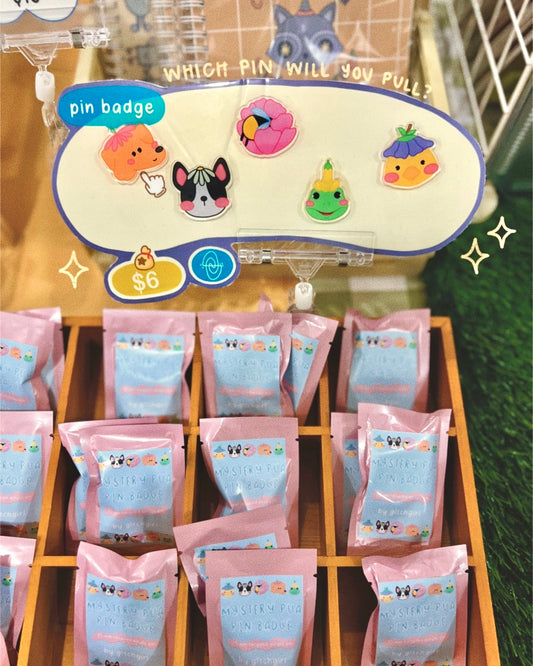 mystery pua pin badge