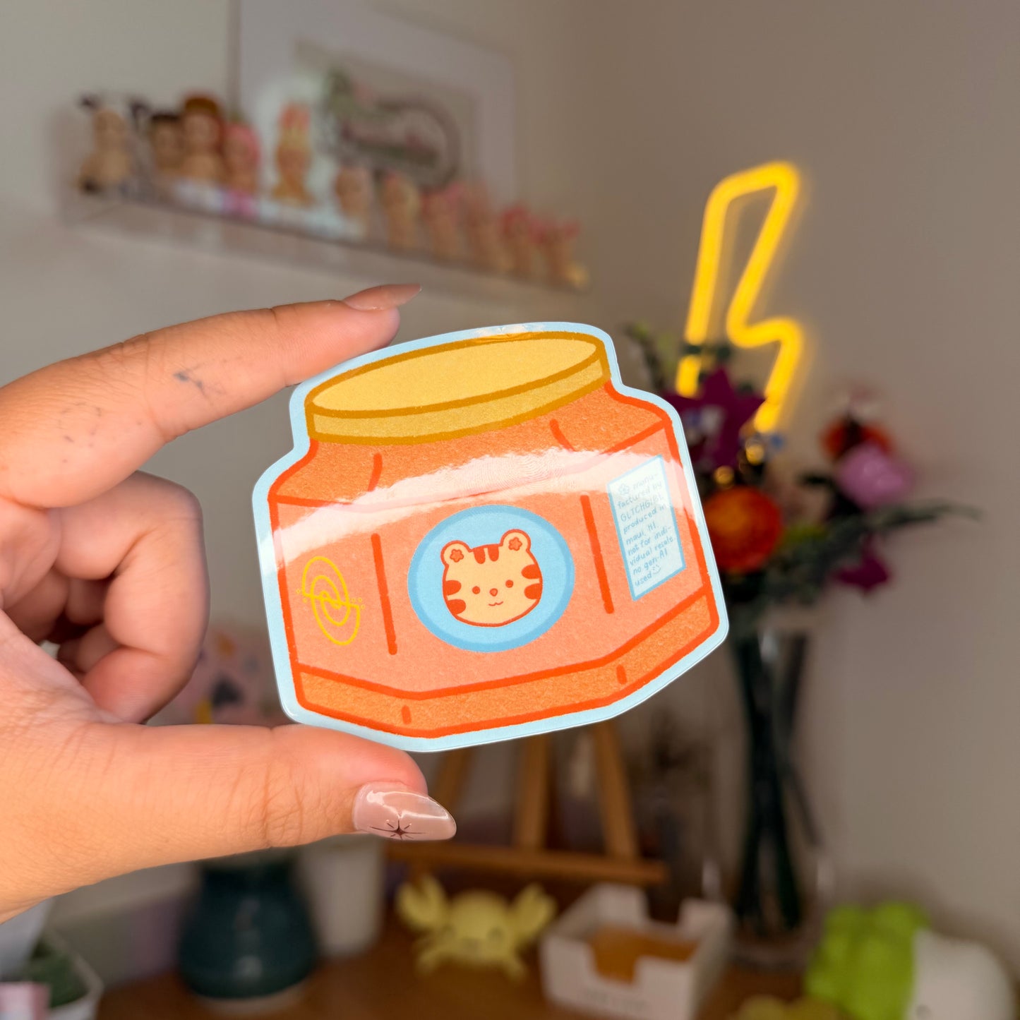 cat balm sticker