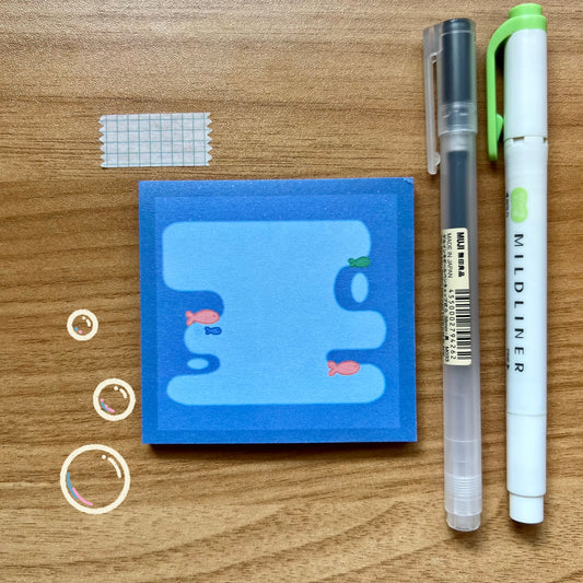 fish sticky note