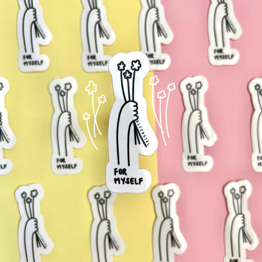for myself sticker