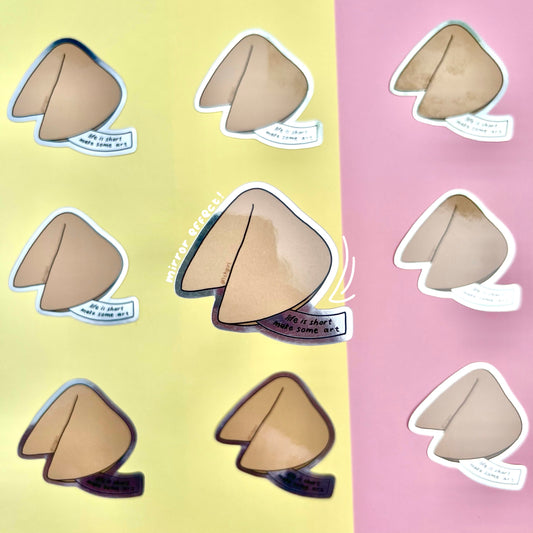 fortune cookie sticker