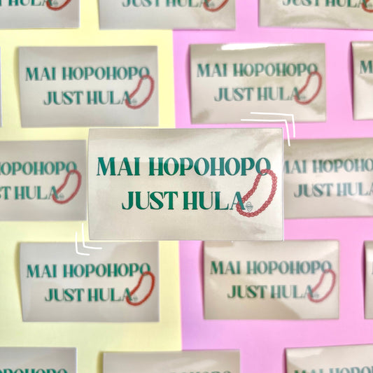 just hula sticker