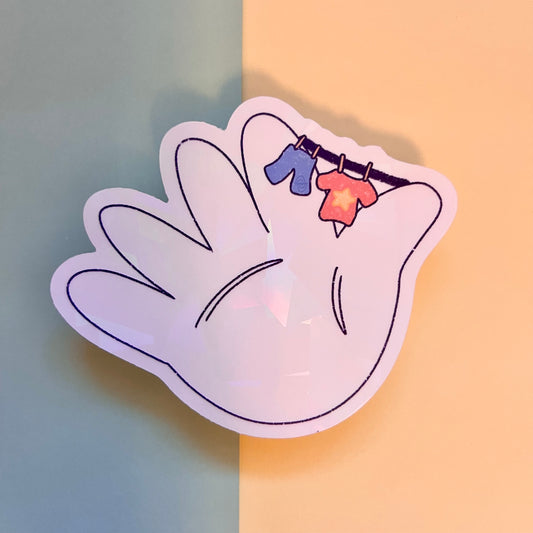 laundry universe suncatcher decal