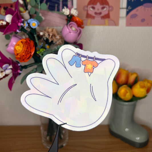 laundry universe suncatcher decal