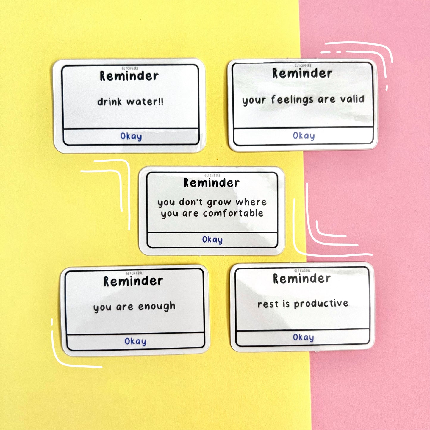 reminder sticker