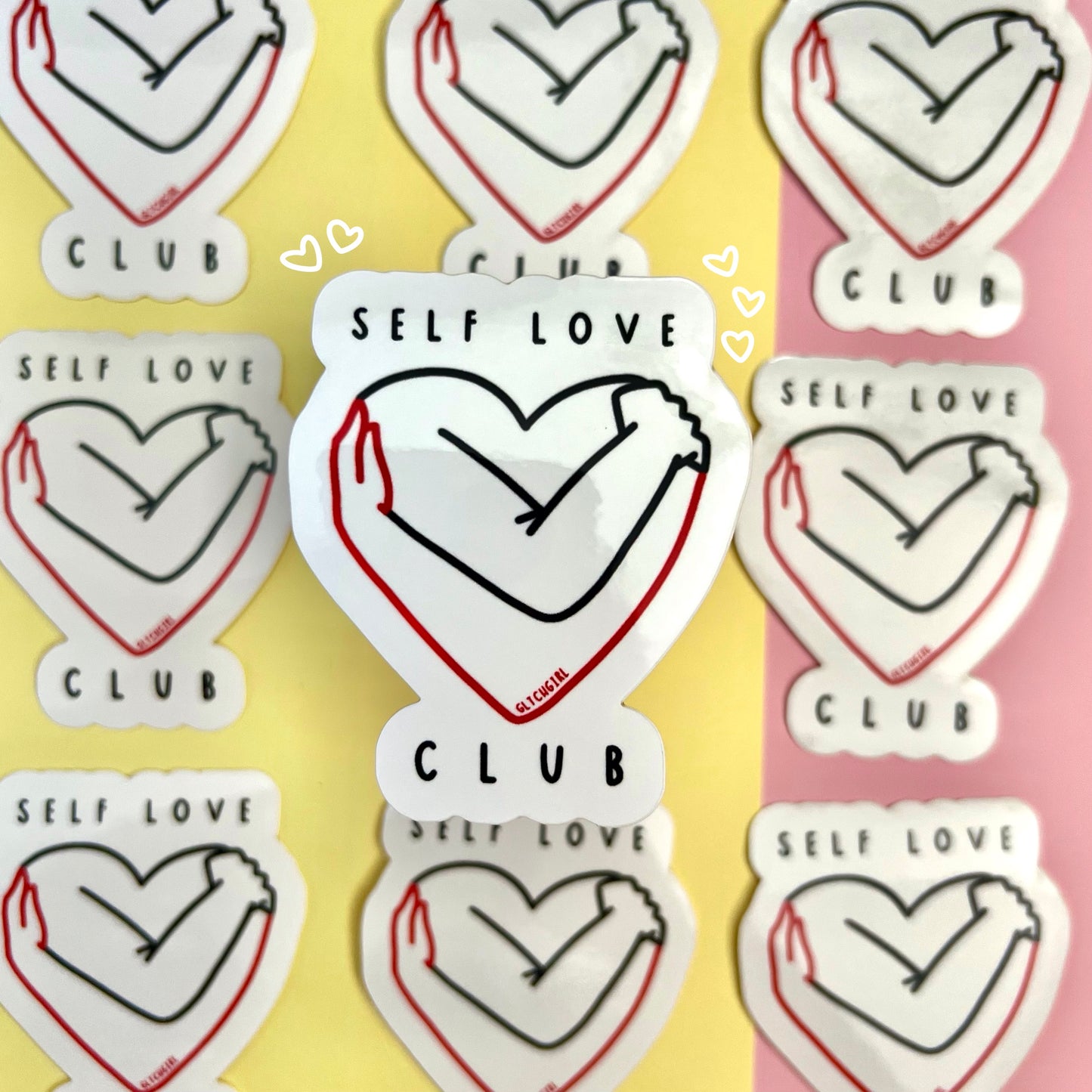 self love club sticker