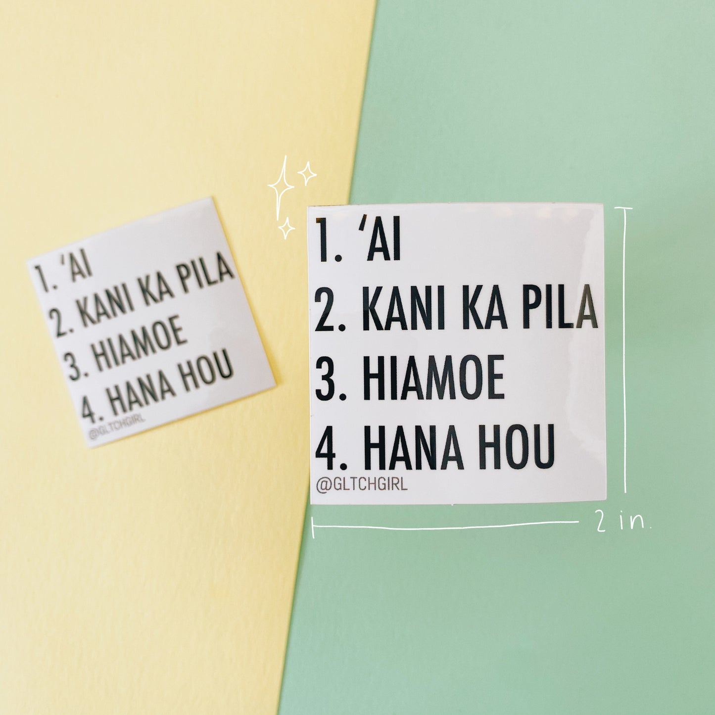 mea hana sticker