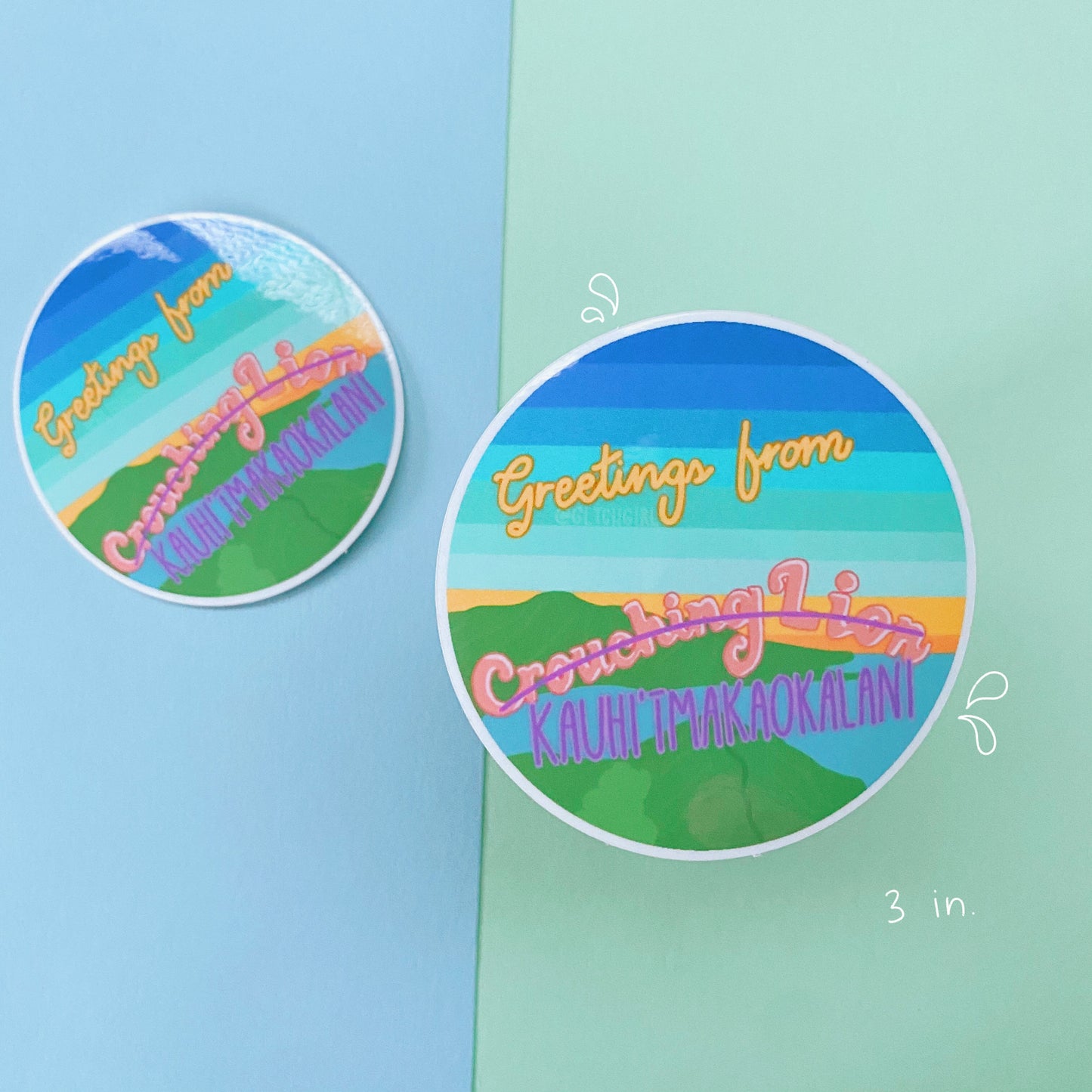 postcard sticker