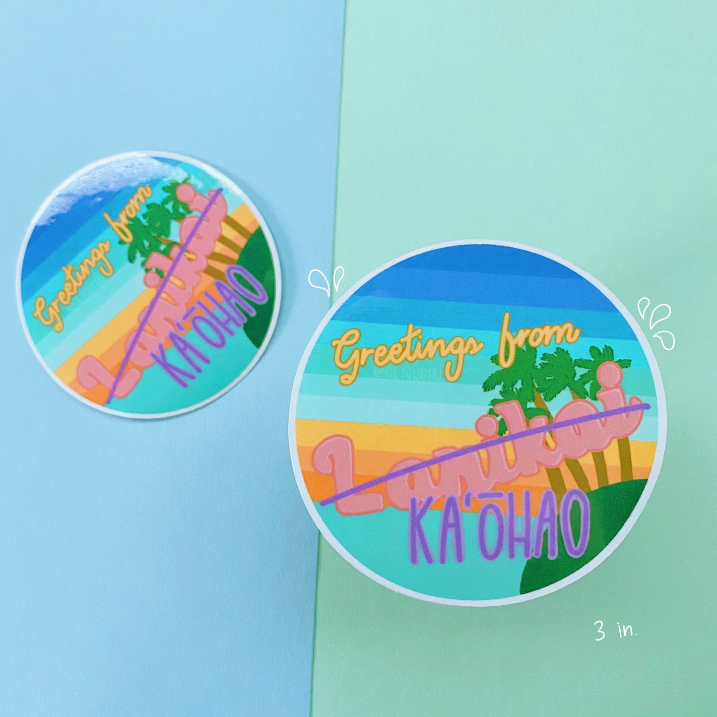 postcard sticker