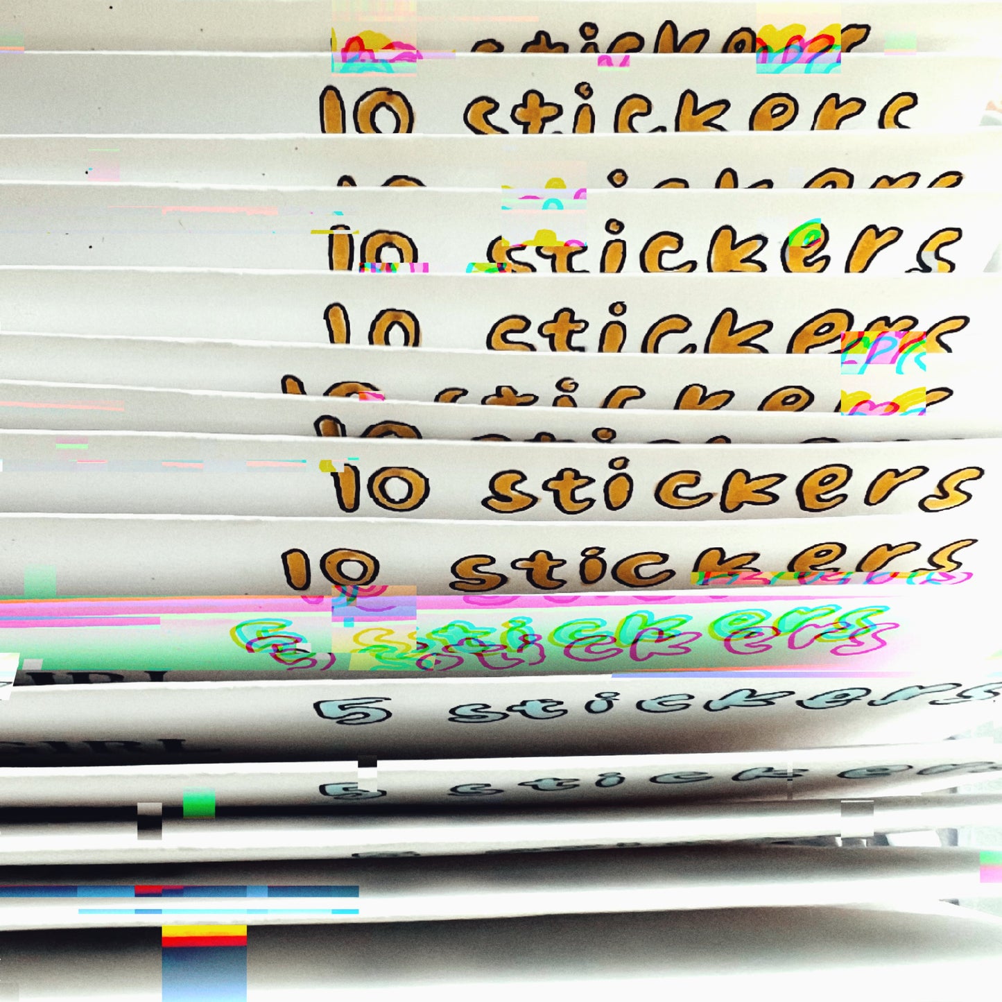 mystery stickers