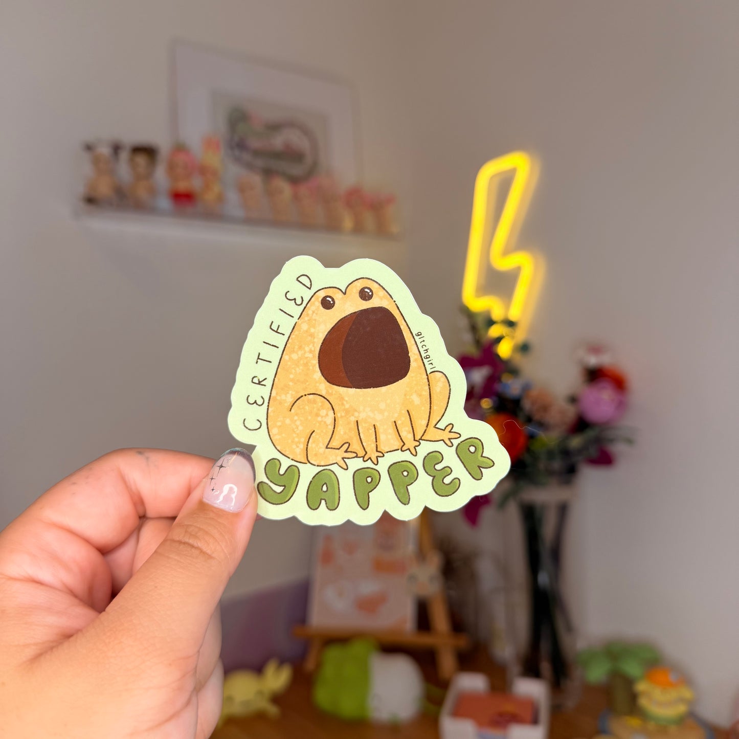 certified yapper coqui sticker