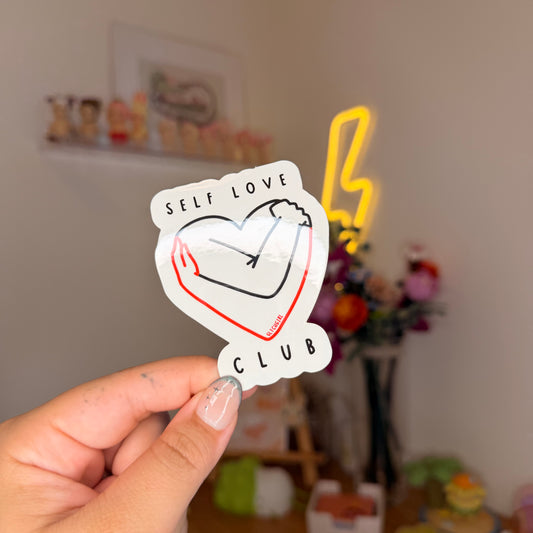self love club sticker