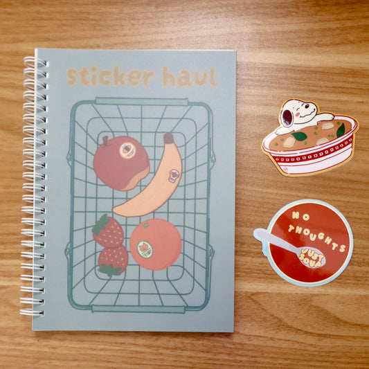 sticker haul reusable sticker book