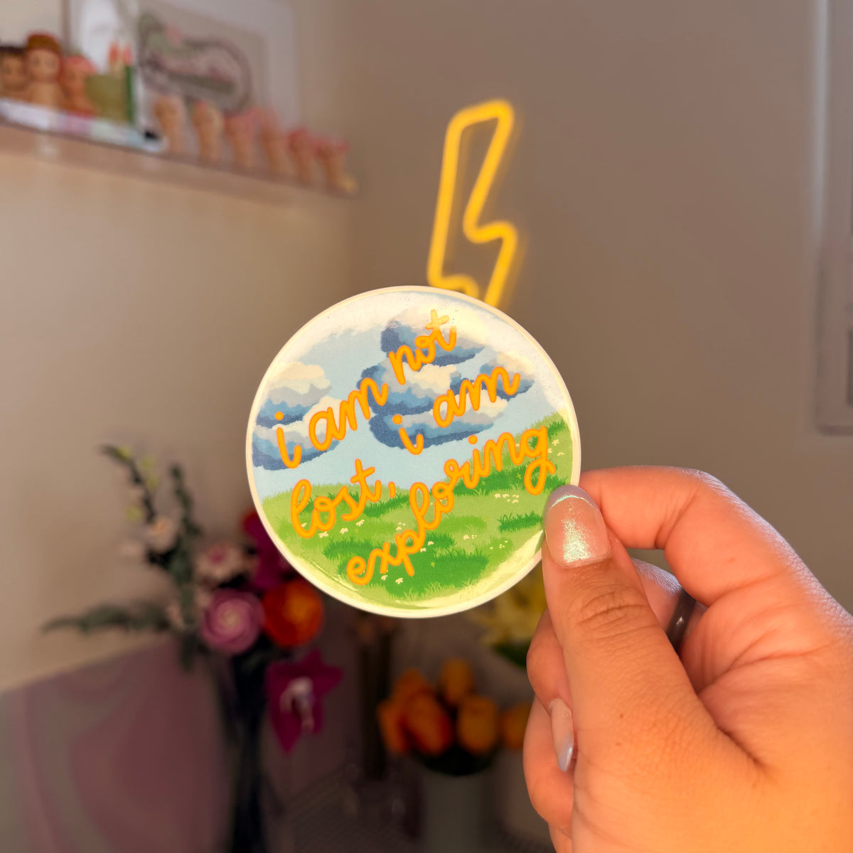 exploring sticker