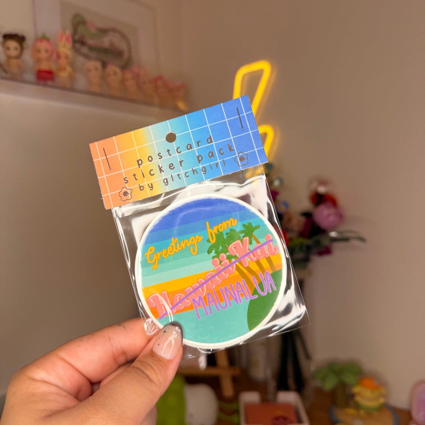postcard sticker