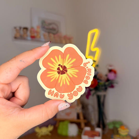 hau you doin sticker