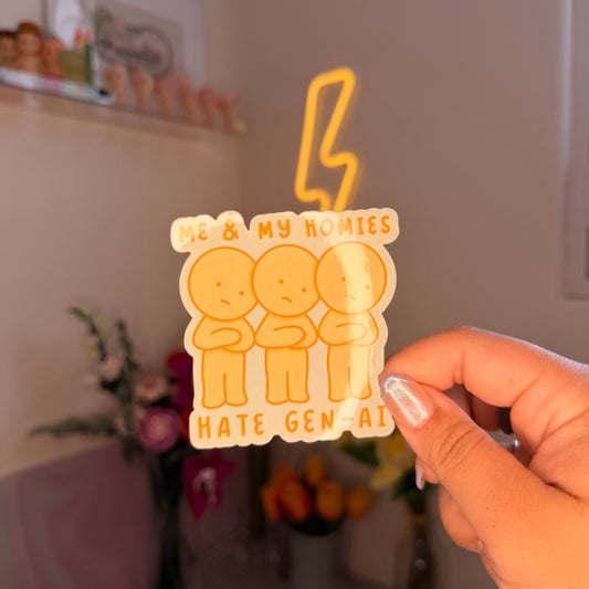 hate gen-ai sticker