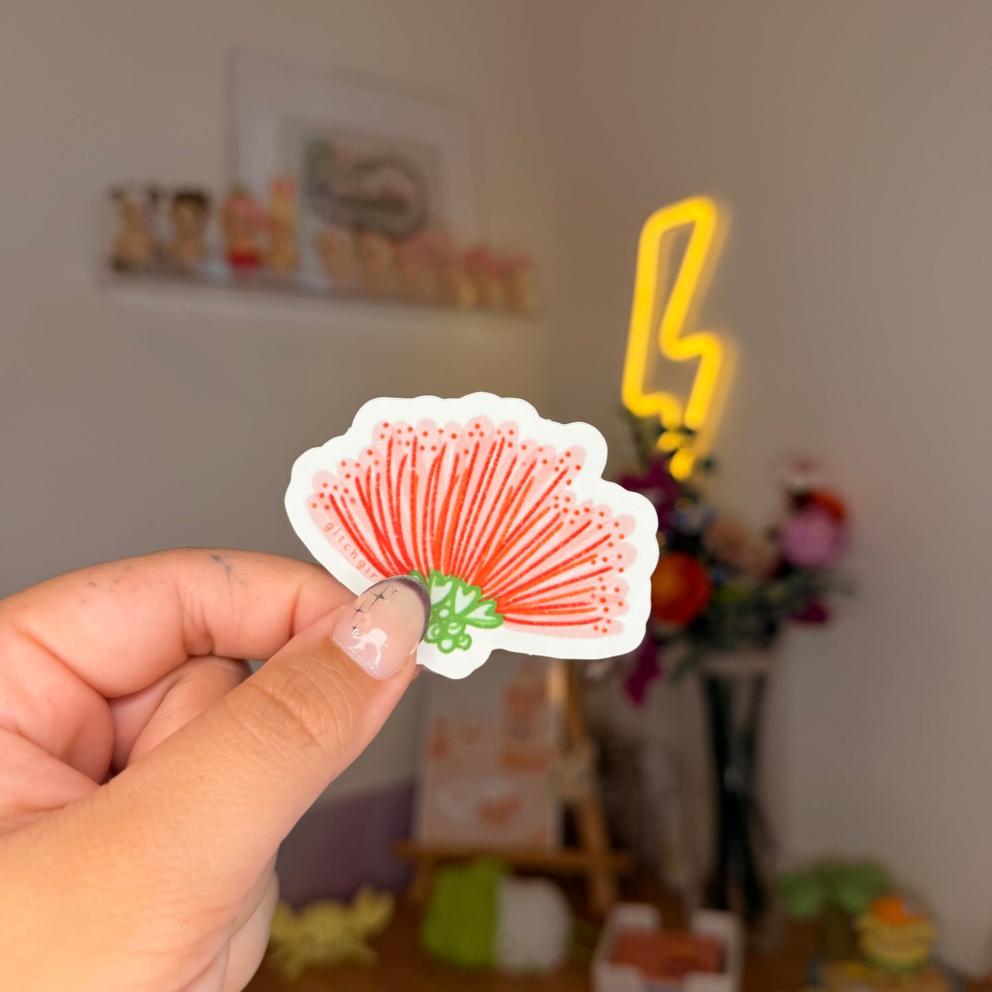 flowers of hawaiʻi sticker