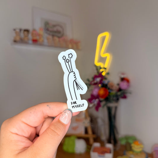 for myself sticker