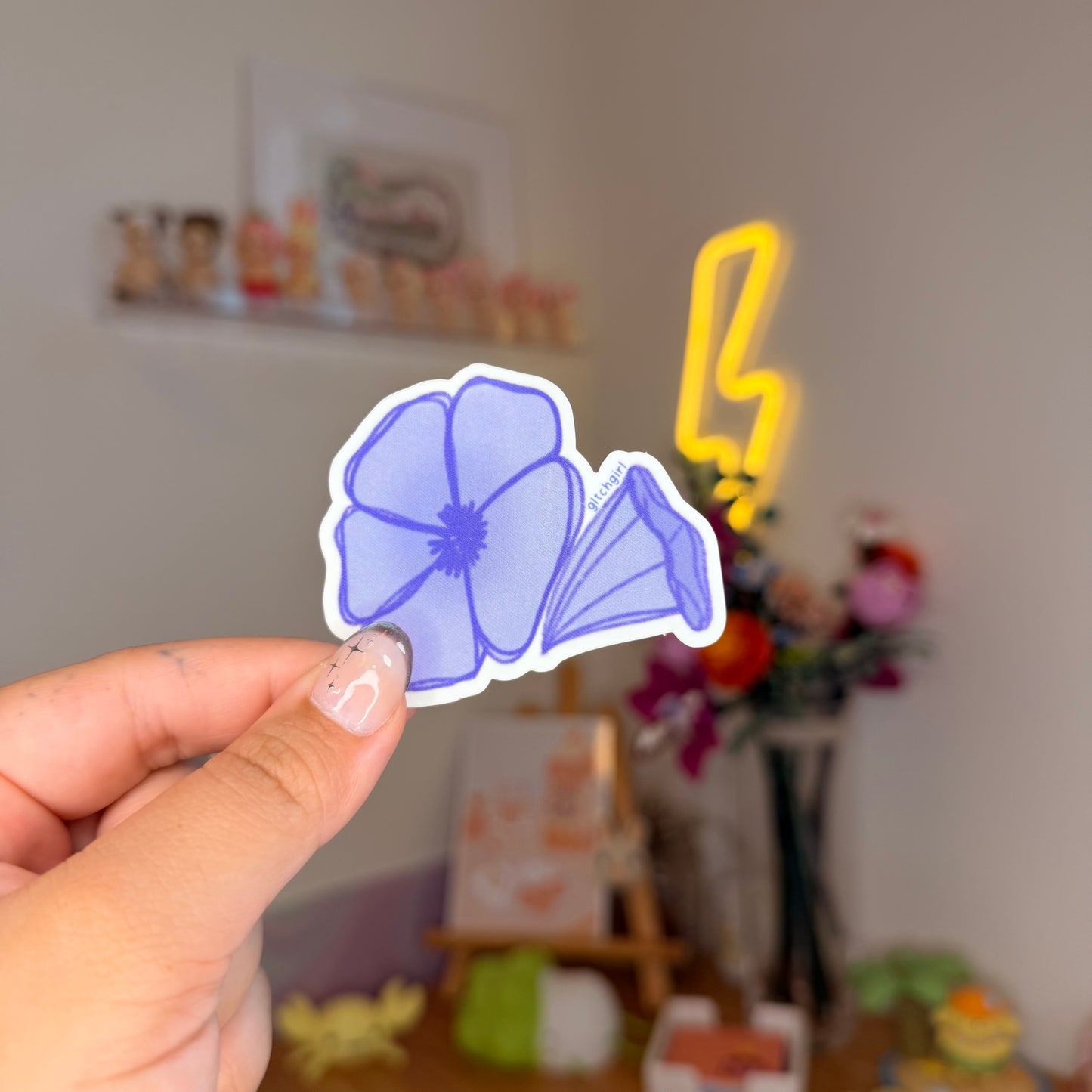 flowers of hawaiʻi sticker