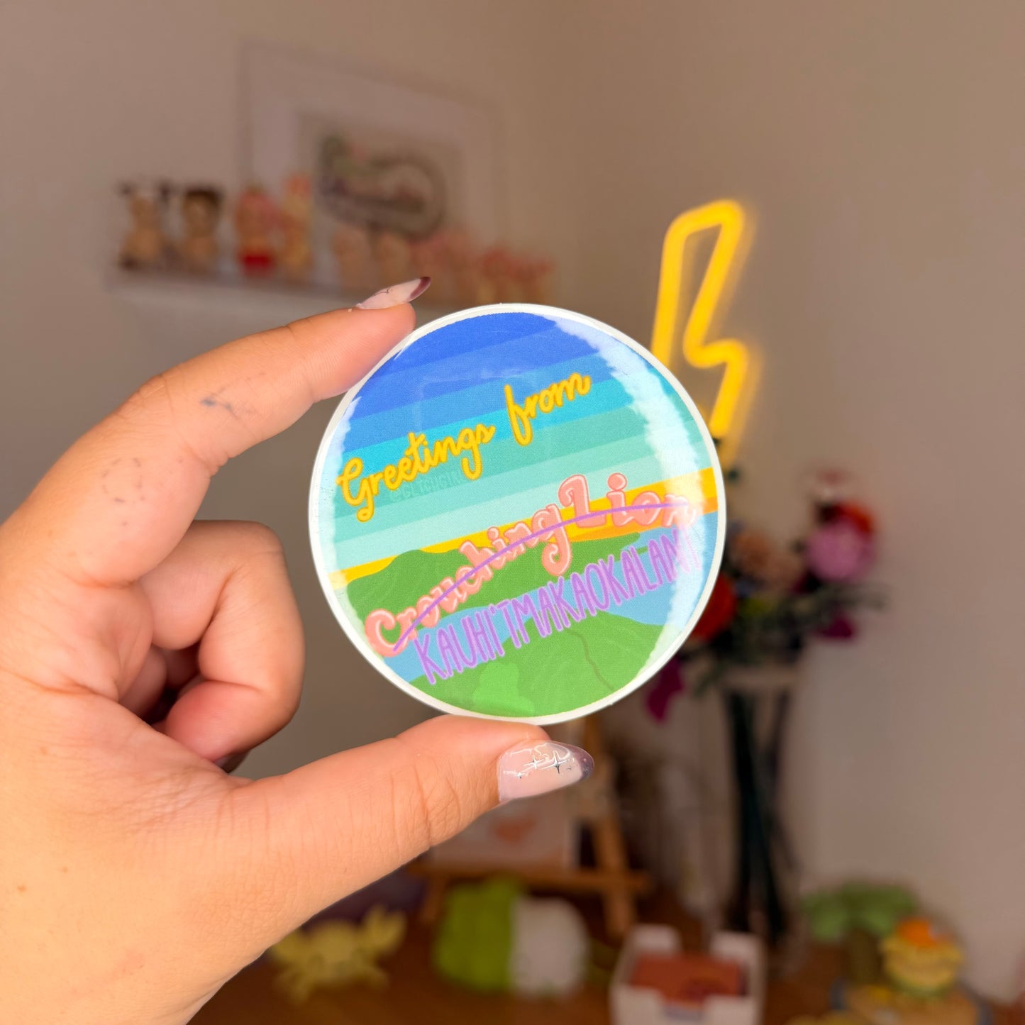 postcard sticker
