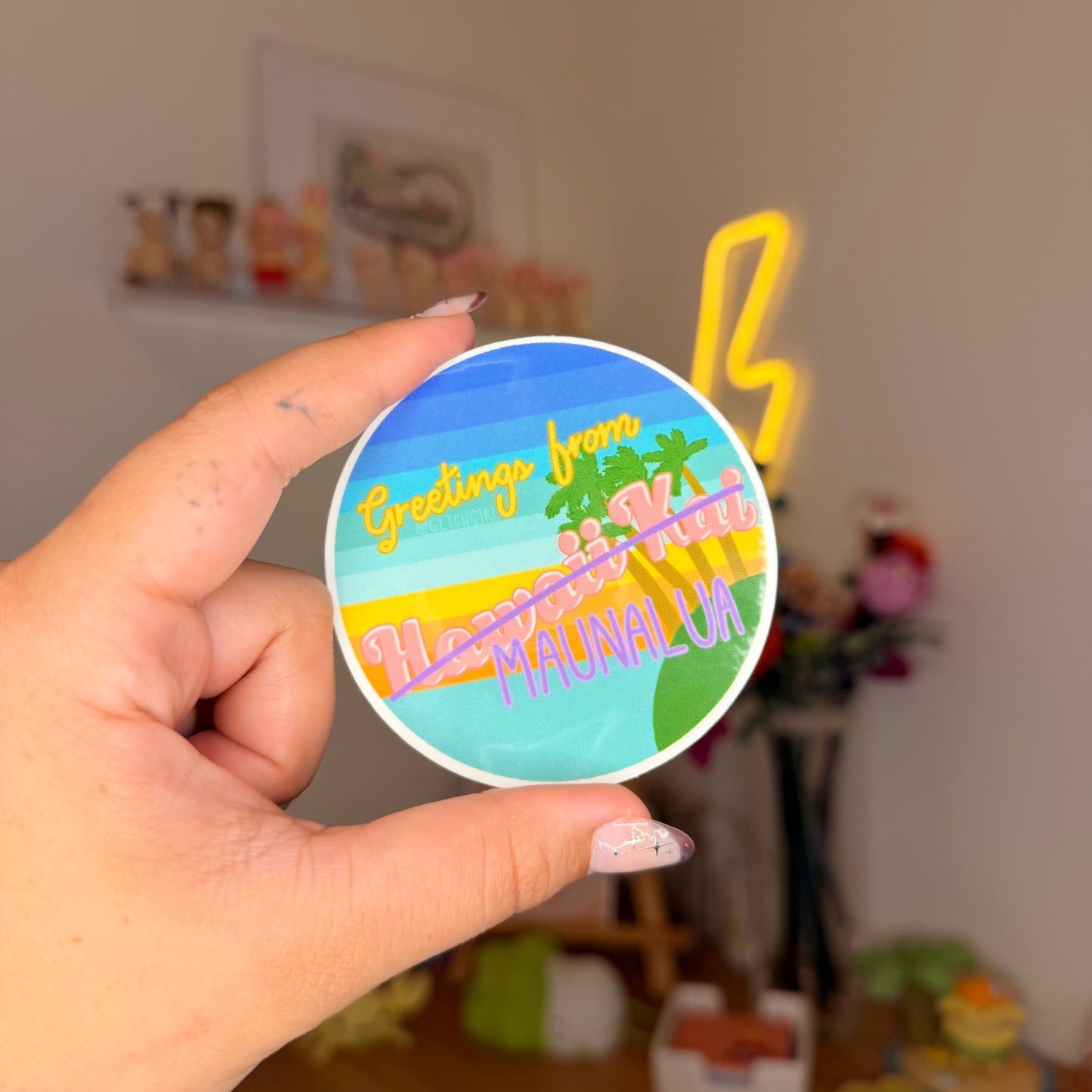 postcard sticker
