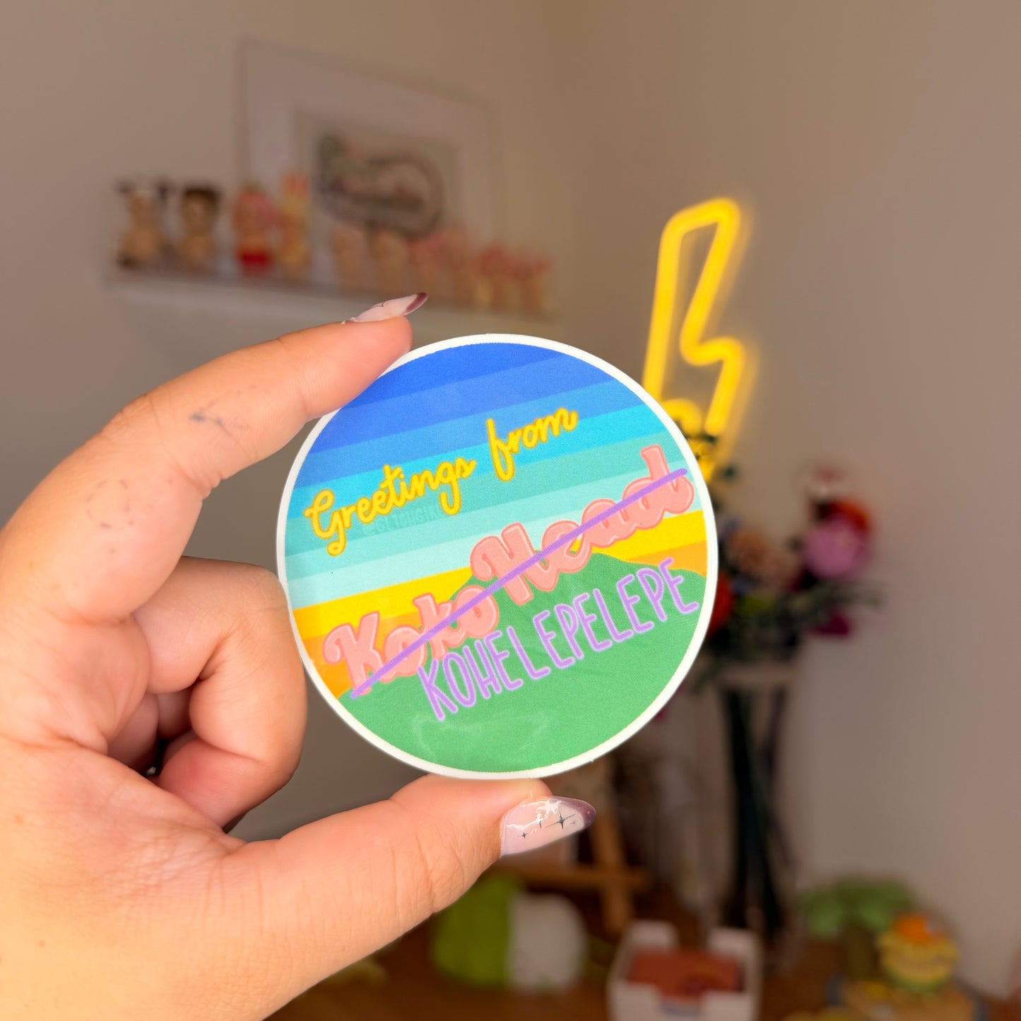postcard sticker