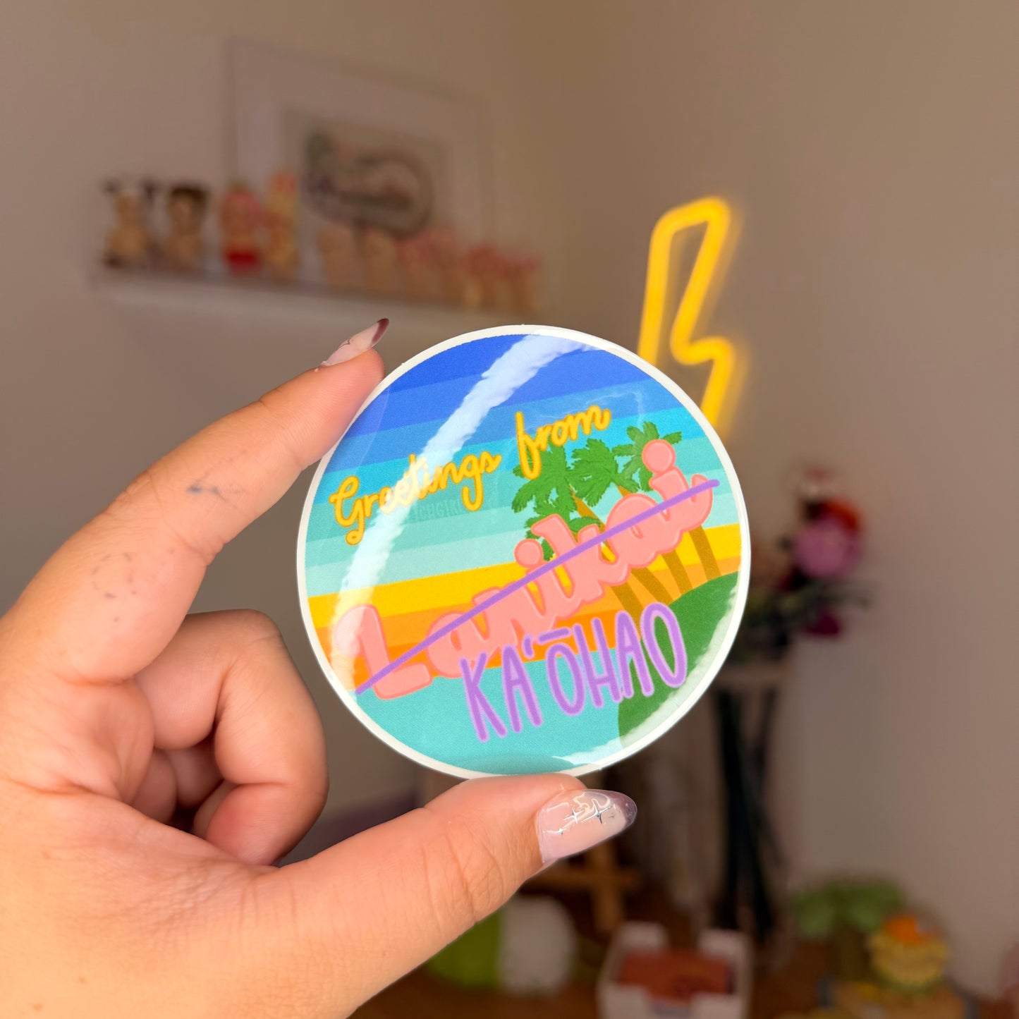 postcard sticker