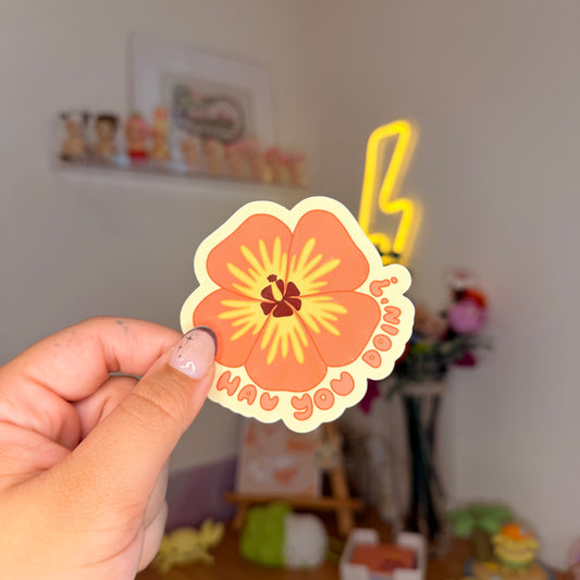 hau you doin sticker