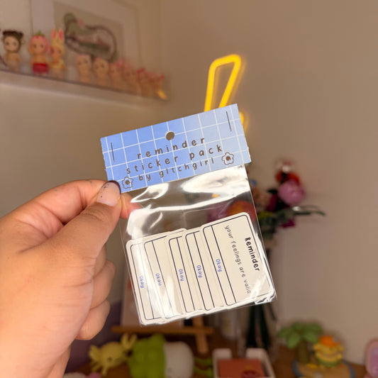 reminder sticker