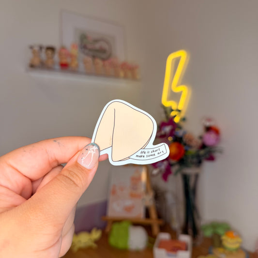 fortune cookie sticker