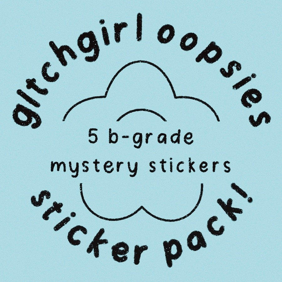 mystery oops sticker pack