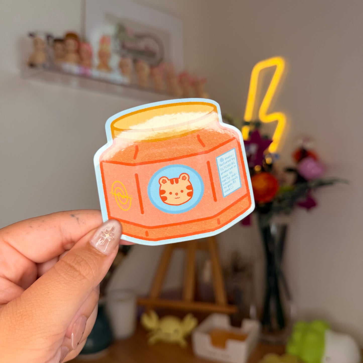 cat balm sticker